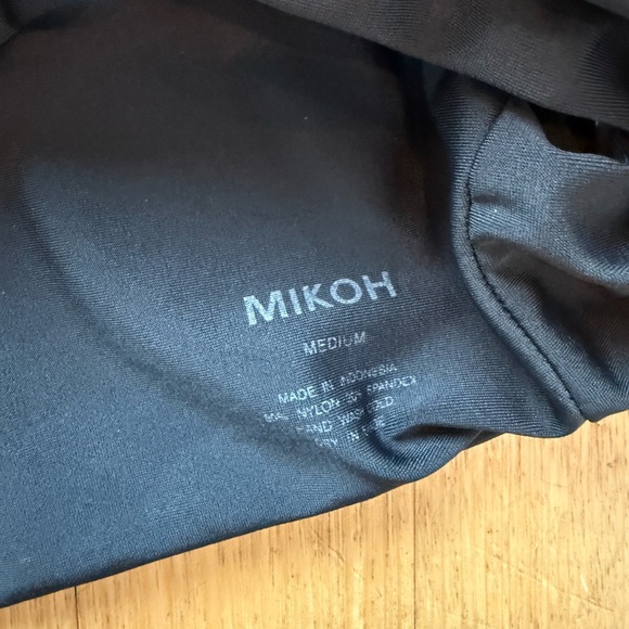 Mikoh Black Cutout Bikini Top | Size: M - Picture 3 of 4